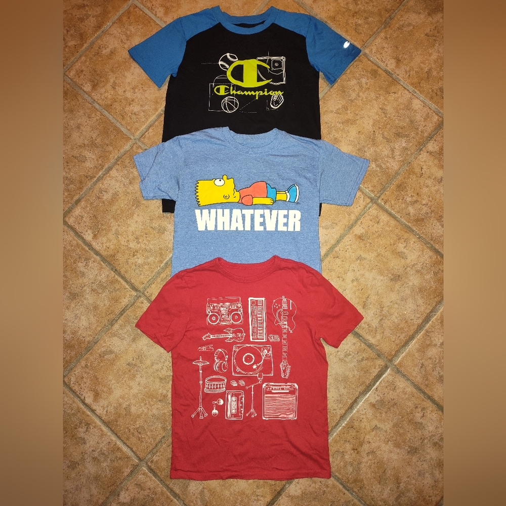 Random tees, boys size L t-shirt bundle